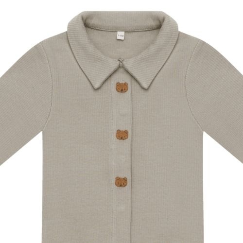Donsje Amsterdam finnian bodysuit bears dusty green-3