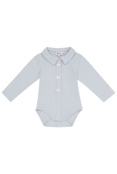 Donsje Amsterdam finnian bodysuit polar bears ice blue