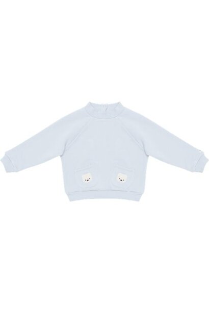 Donsje Amsterdam foppe sweater polar bears ice blue