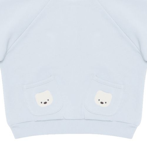 Donsje Amsterdam foppe sweater polar bears ice blue-3