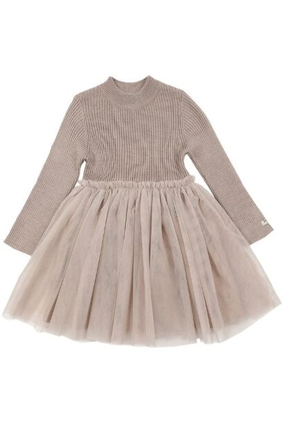 Donsje Amsterdam lotus dress rose grey
