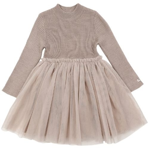 Donsje Amsterdam lotus dress rose grey-1
