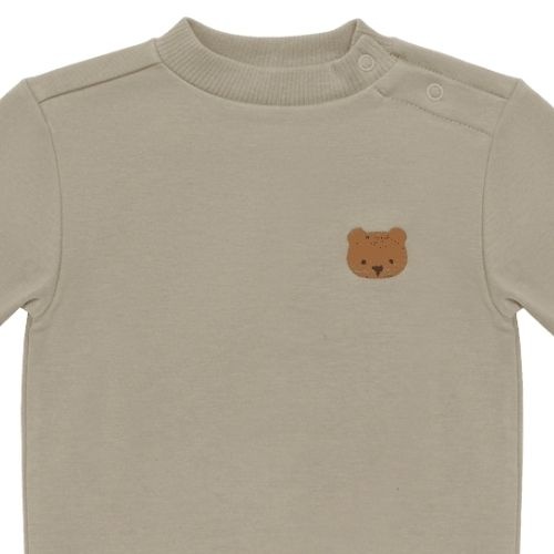 Donsje Amsterdam jorijn longsleeve bear dusty green-2