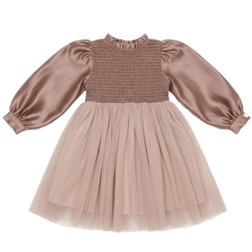 Donsje Amsterdam janice dress rose brown-1
