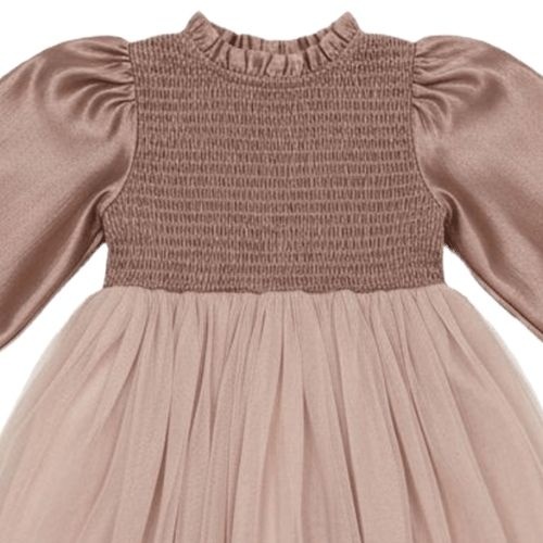 Donsje Amsterdam janice dress rose brown-4