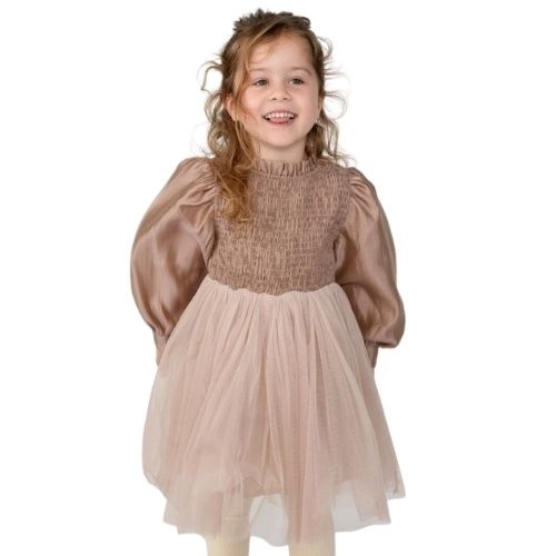 Donsje Amsterdam janice dress rose brown-2