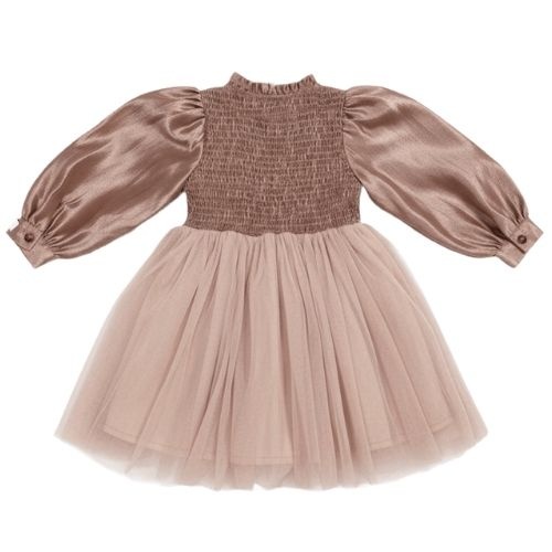 Donsje Amsterdam janice dress rose brown-6