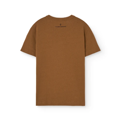 The Animals Observatory rooster kid t-shirt brown-4