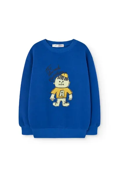 The Animals Observatory bear kid sweatshirt blue