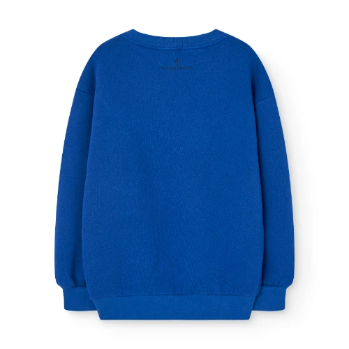 The Animals Observatory bear kid sweatshirt blue-4