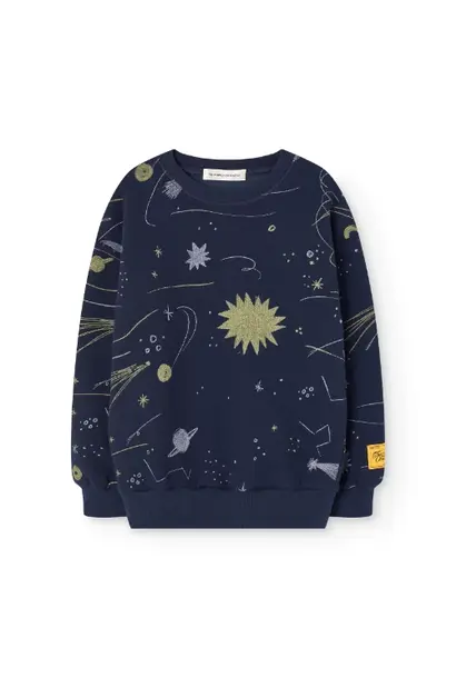 The Animals Observatory bear kid sweatshirt navy