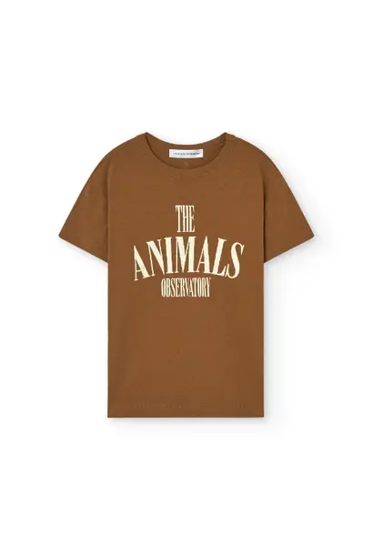 The Animals Observatory pupfish kid t-shirt brown