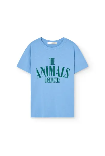 The Animals Observatory pupfish kid t-shirt dusty blue
