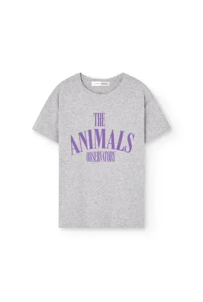 The Animals Observatory pupfish kid t-shirt medium grey heather