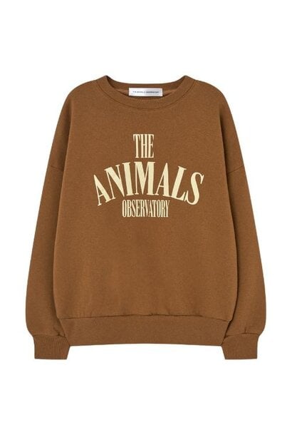 The Animals Observatory killifish warm kid sweatshirt brown