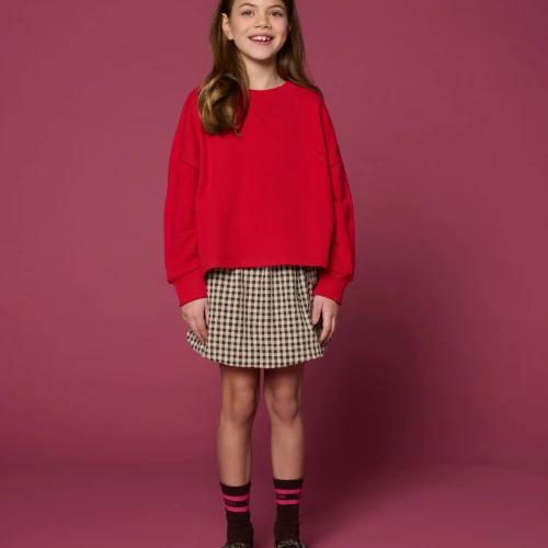 Petit Blush coco sweater salsa-5