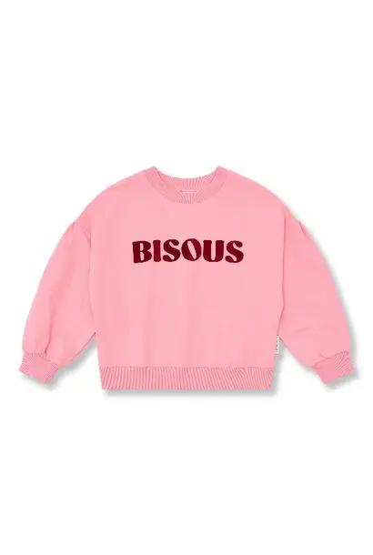 Petit Blush easy sweater bisous rose