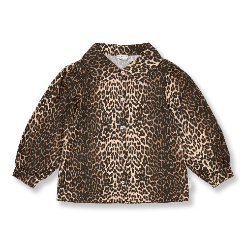 Petit Blush collar blouse leopard aop-1