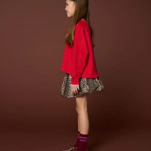 Petit Blush ballon skirt leopard aop-9