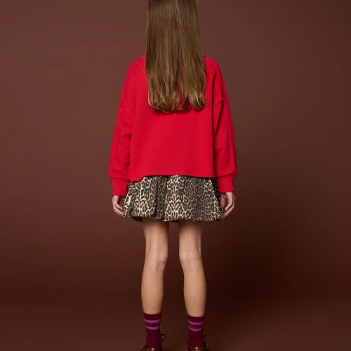 Petit Blush ballon skirt leopard aop-10