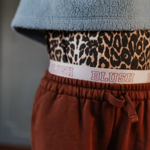 Petit Blush wide leg pants brown-2