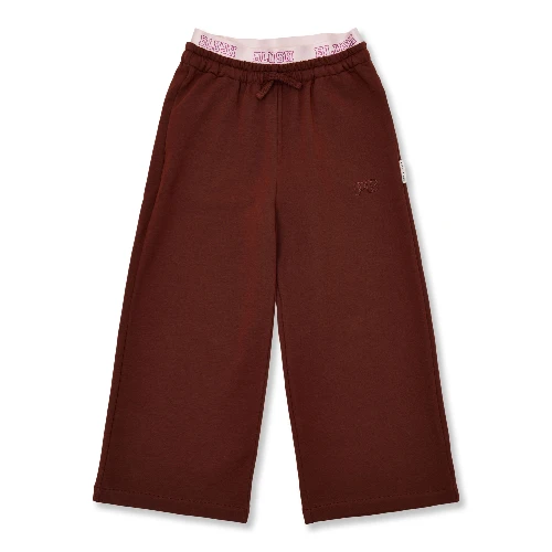 Petit Blush wide leg pants brown-1