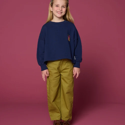 Petit Blush ballon fit jeans khaki-5