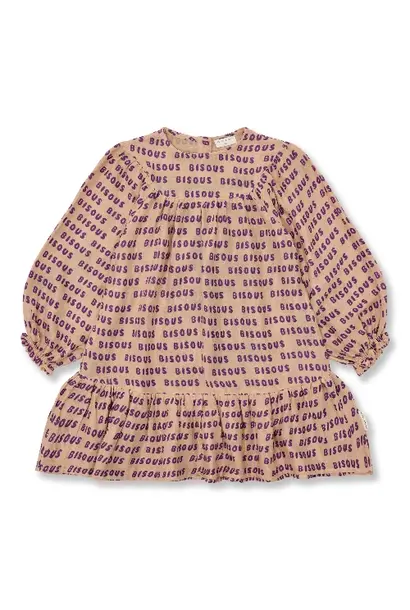 Petit Blush bisous dress cork purple