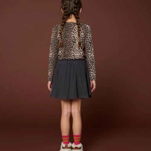 Petit Blush puff sleeve top leopard aop-4
