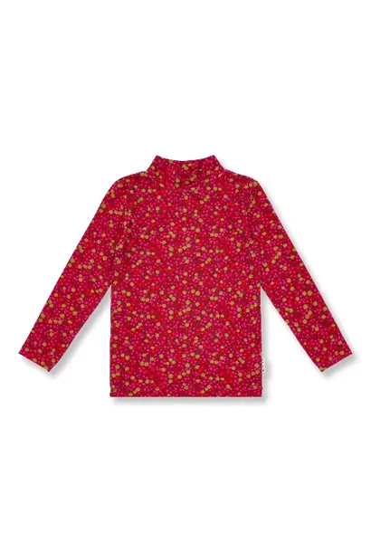 Petit Blush turtle neck winter flower aop