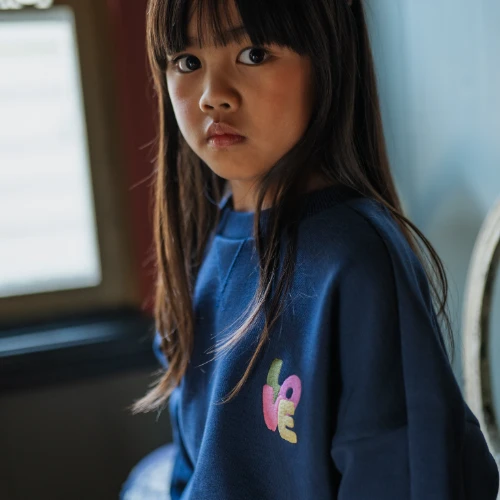 Petit Blush coco sweater dark blue-2