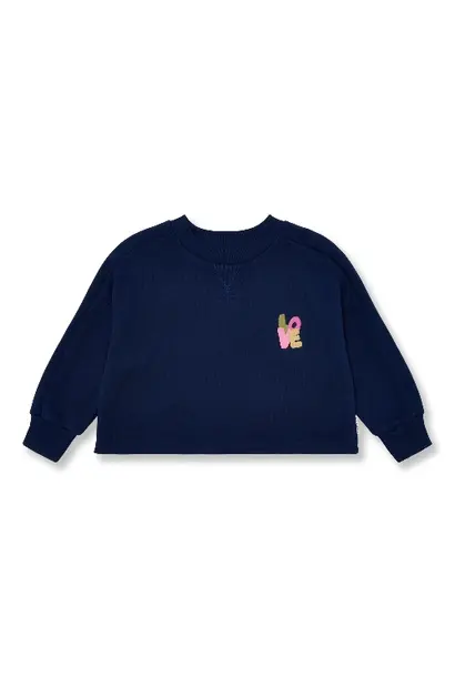 Petit Blush coco sweater dark blue