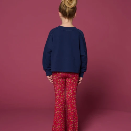 Petit Blush bowie flared pants winter flower aop-4
