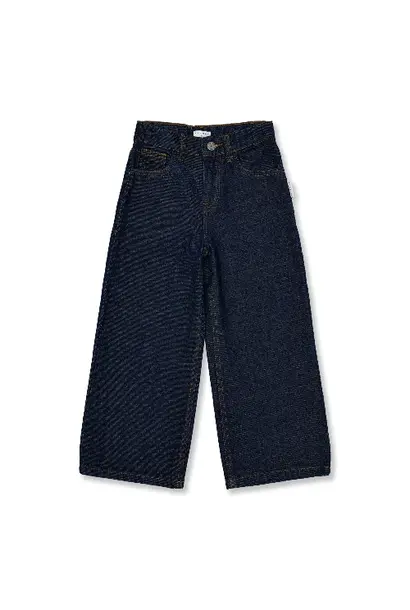 Petit Blush wide leg jeans dark blue