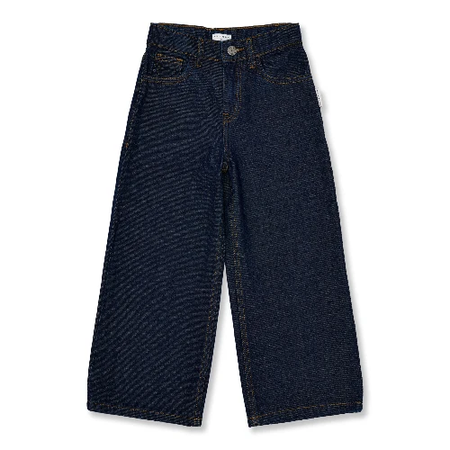 Petit Blush wide leg jeans dark blue-1