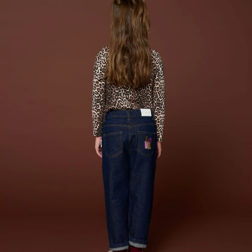 Petit Blush baggy fit jeans dark blue-5