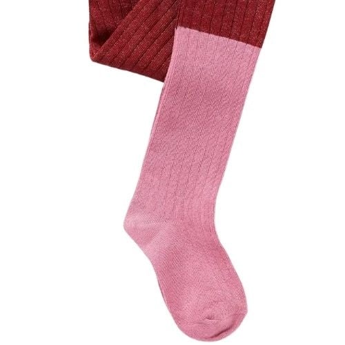 Sproet & Sprout tights colourblock red garnet-4