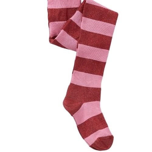 Sproet & Sprout tights stripes garnet-4