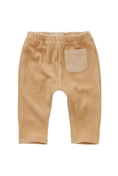 Sproet & Sprout baby velvet rib pants sand