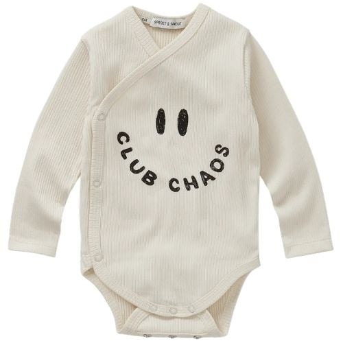Sproet & Sprout rib romper club chaos ivory-1