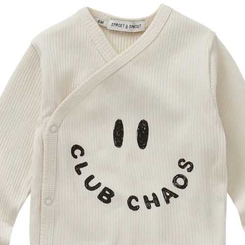 Sproet & Sprout rib romper club chaos ivory-2