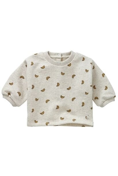 Sproet & Sprout baby sweatshirt croissant print