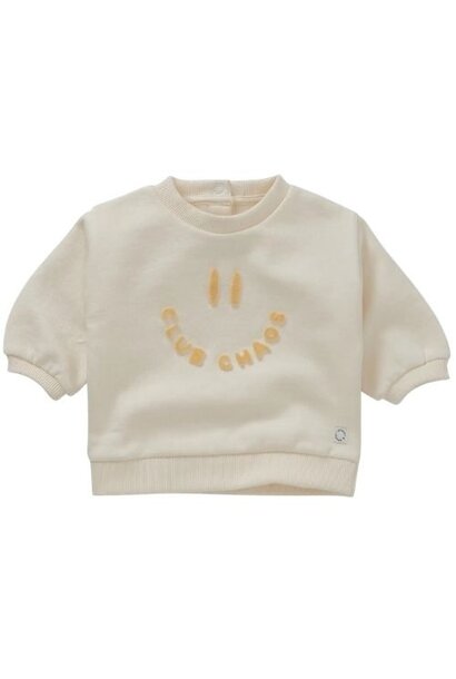 Sproet & Sprout baby sweatshirt club chaos ivory