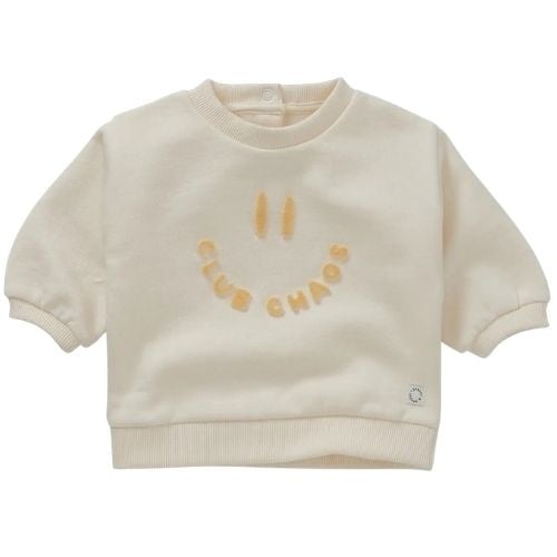 Sproet & Sprout baby sweatshirt club chaos ivory-1