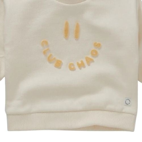 Sproet & Sprout baby sweatshirt club chaos ivory-4