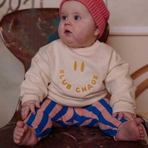 Sproet & Sprout baby sweatshirt club chaos ivory-2