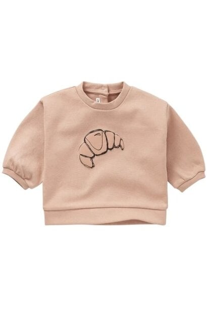 Sproet & Sprout baby sweatshirt croissant sand