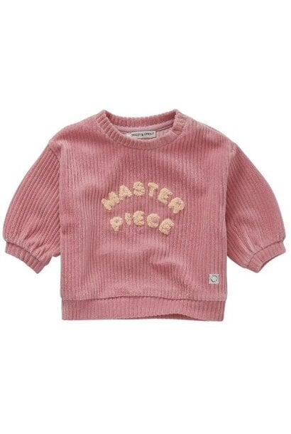 Sproet & Sprout baby sweatshirt rib pink