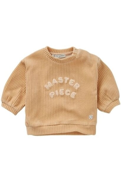 Sproet & Sprout baby sweatshirt rib sand