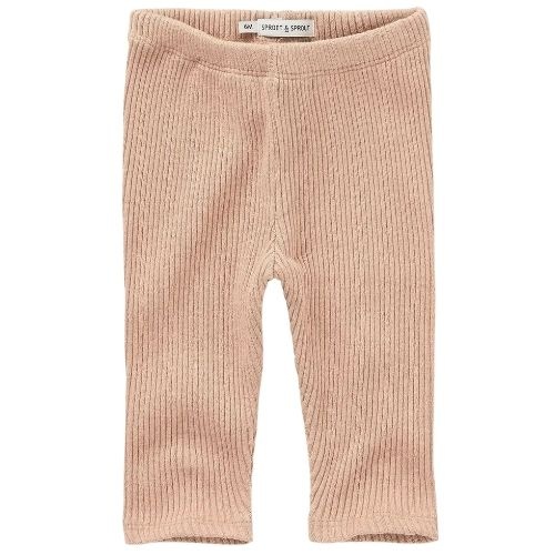 Sproet & Sprout baby rib legging vanilla-1